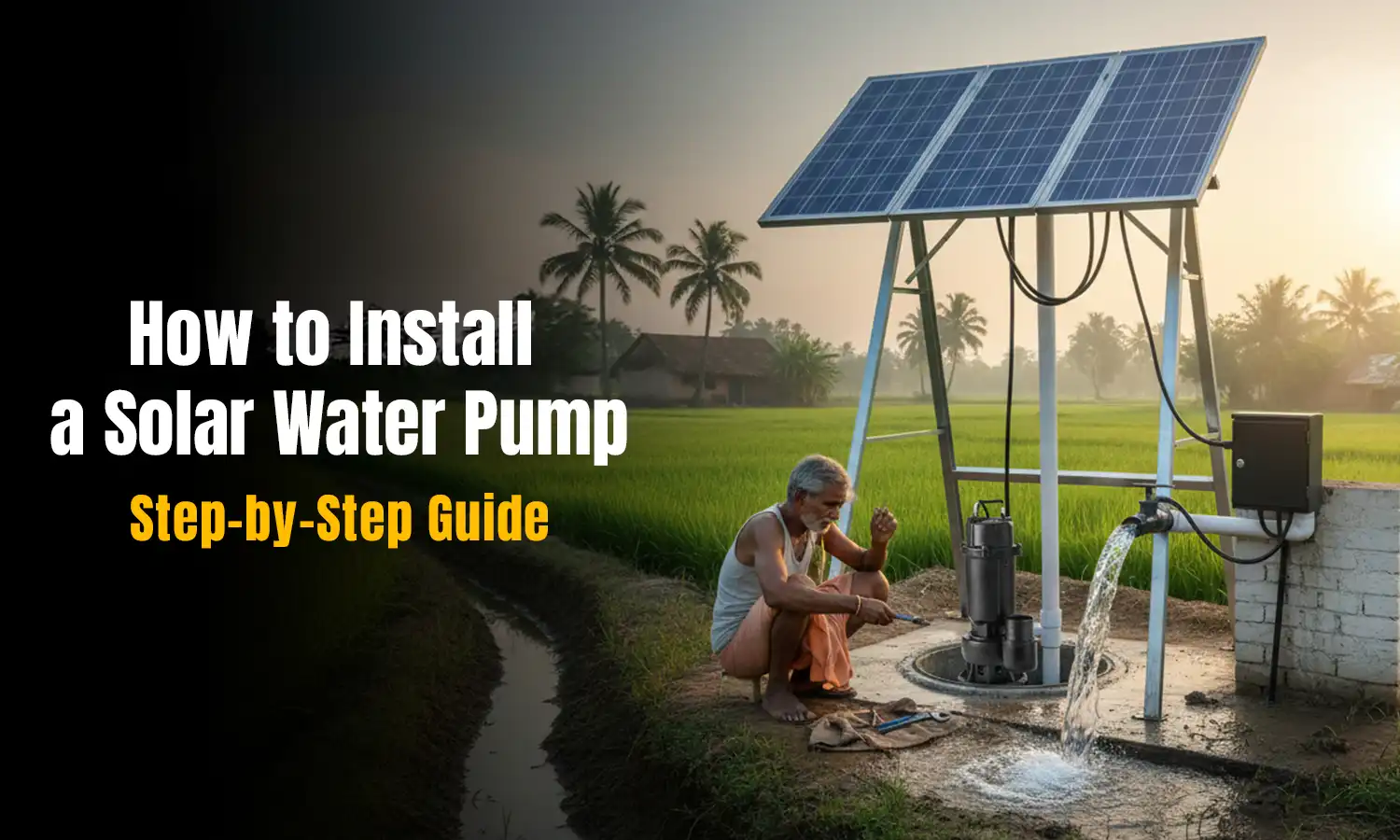 Install a Solar Water Pump