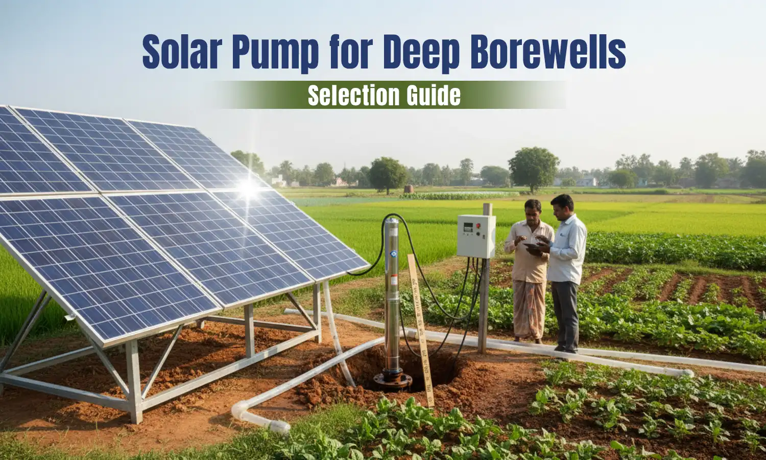  Solar Pump for Deep Borewells: Selection Guide