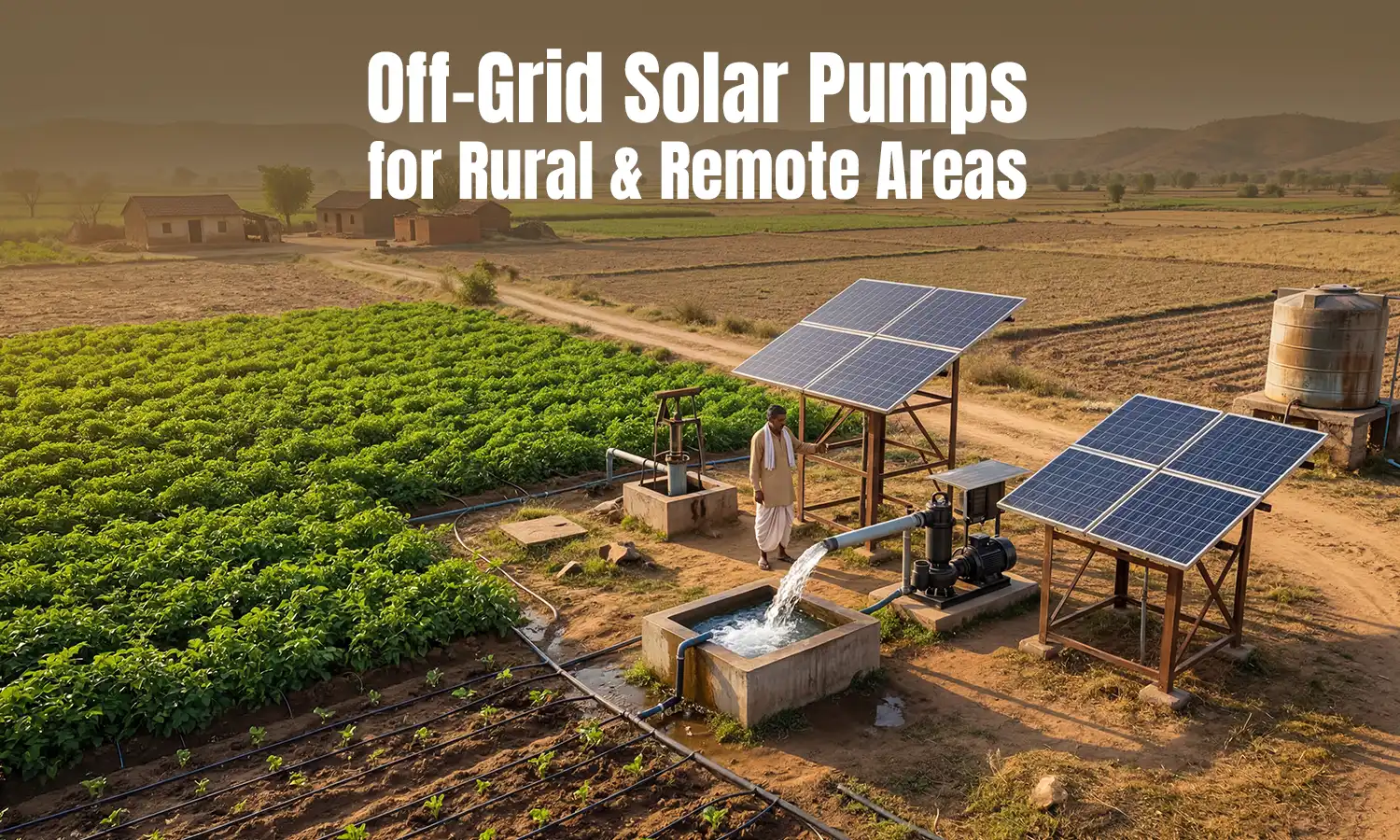 Off-Grid Solar Pumps for Rural & Remote Areas