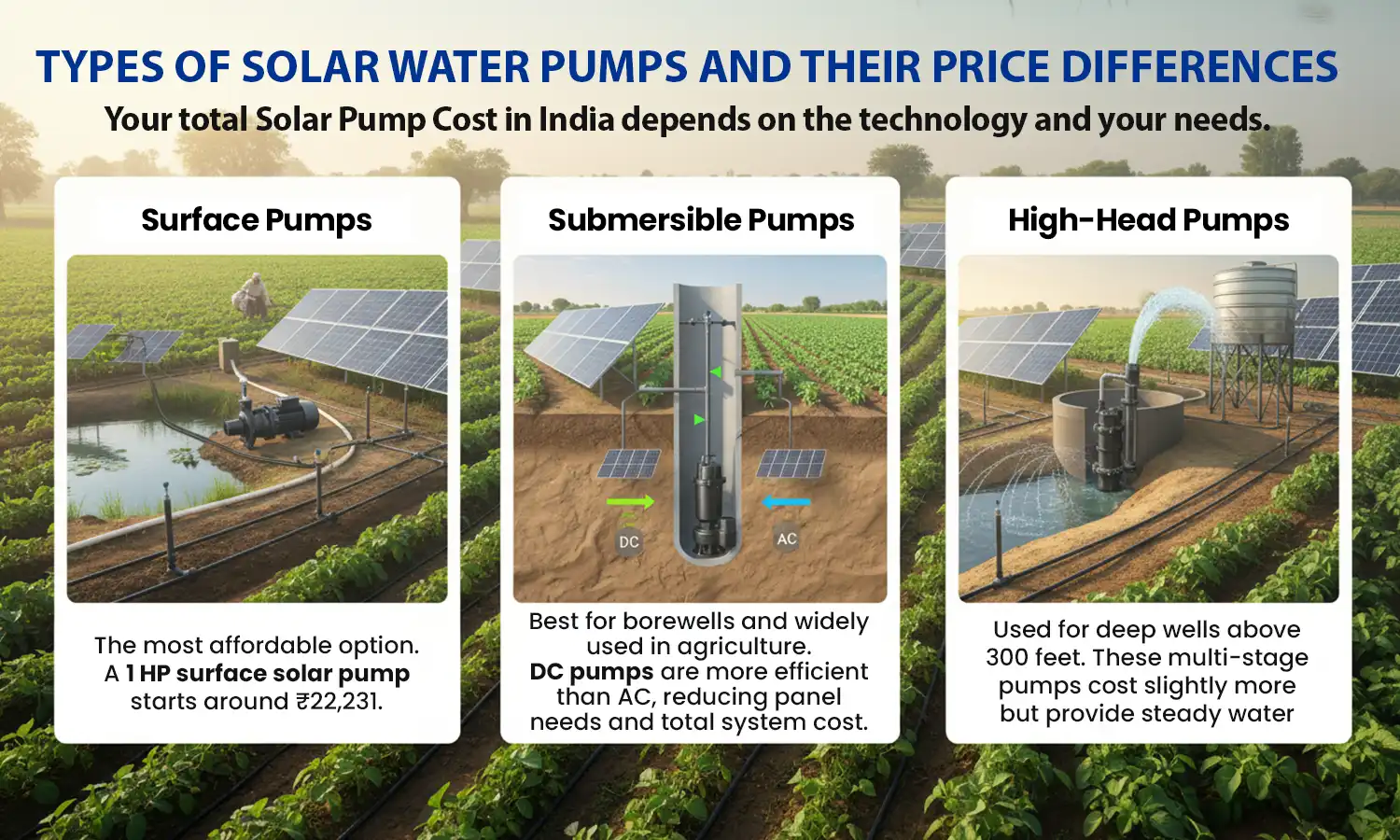 Solar Pump Cost in India