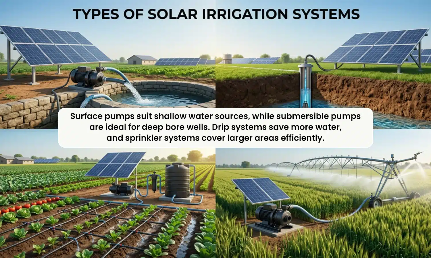 How much water does a solar drip irrigation system save?
