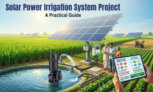 Solar Power Irrigation System Project