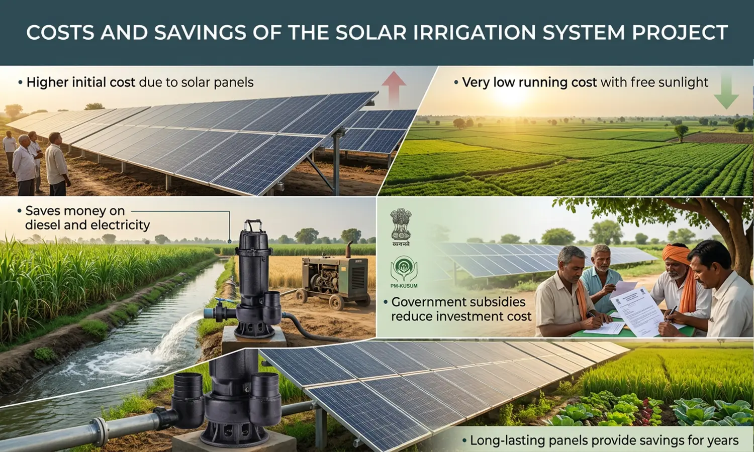 Solar Power Irrigation System Project