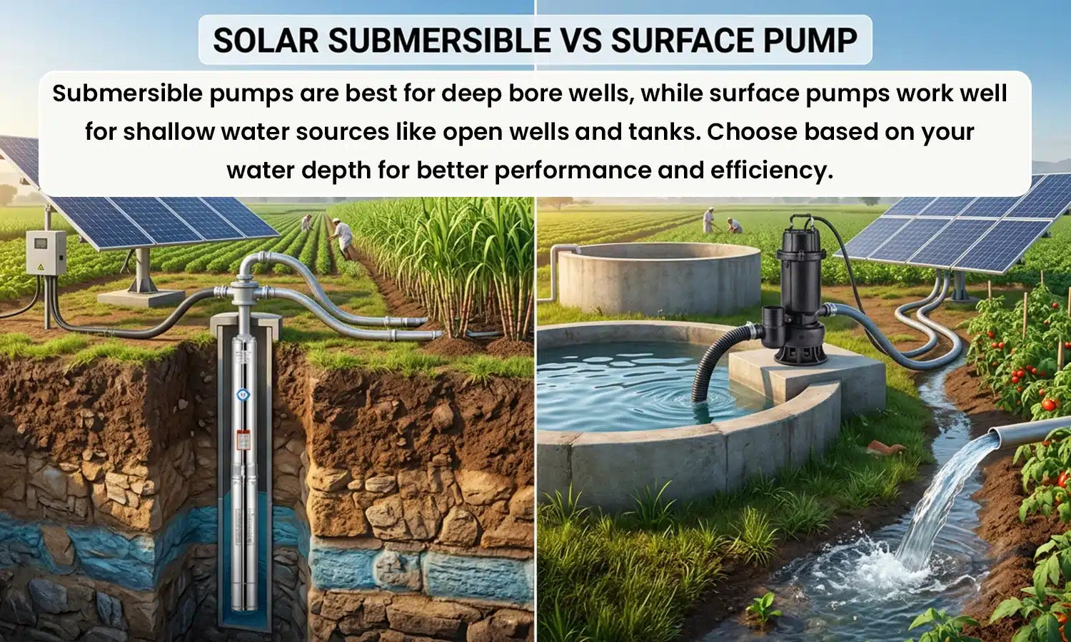 Solar Submersible Water Pump