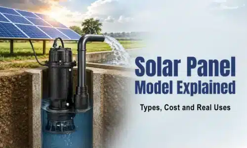 solar panel model